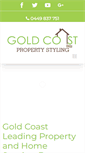 Mobile Screenshot of goldcoastpropertystyling.com.au